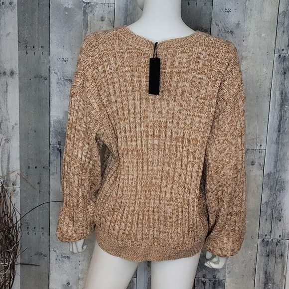 Blank NYC Heather Ribbed Crewneck Sweather - Picture 6 of 10